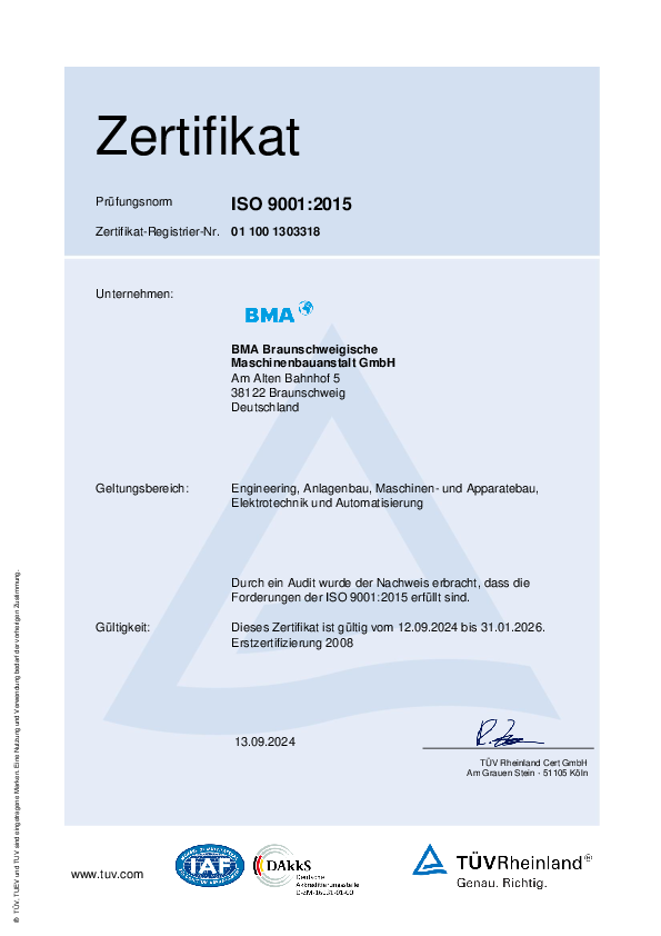 Quality Management System (ISO 9001:2015)
