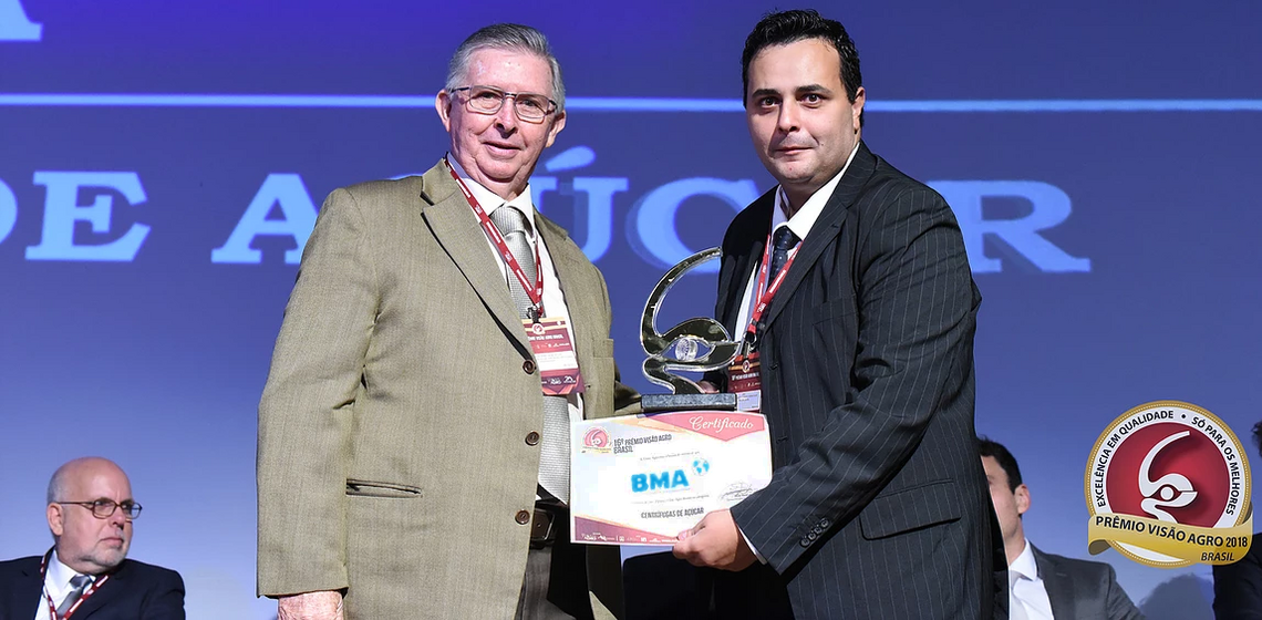 BMA Бразилия удостоилась премии в категории «Центрифуги в сахарной промышленности»