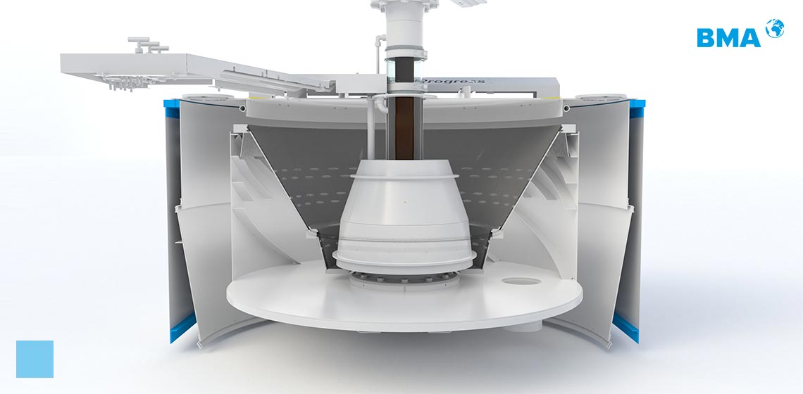 [Translate to Spanisch:] Continuous centrifugal by BMA for the sugar industry