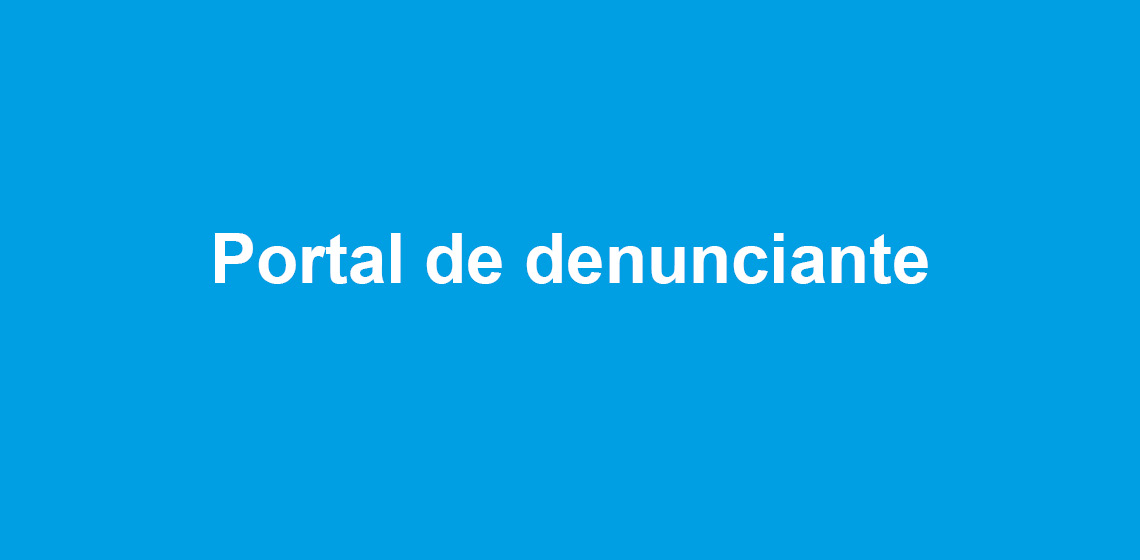 Portal de denunciante