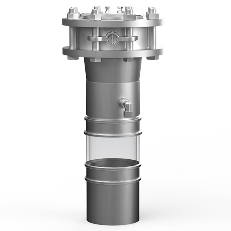 [Translate to Spanisch:] K3300F components: compensator An electropneumatic valve controls the massecuite inflow.